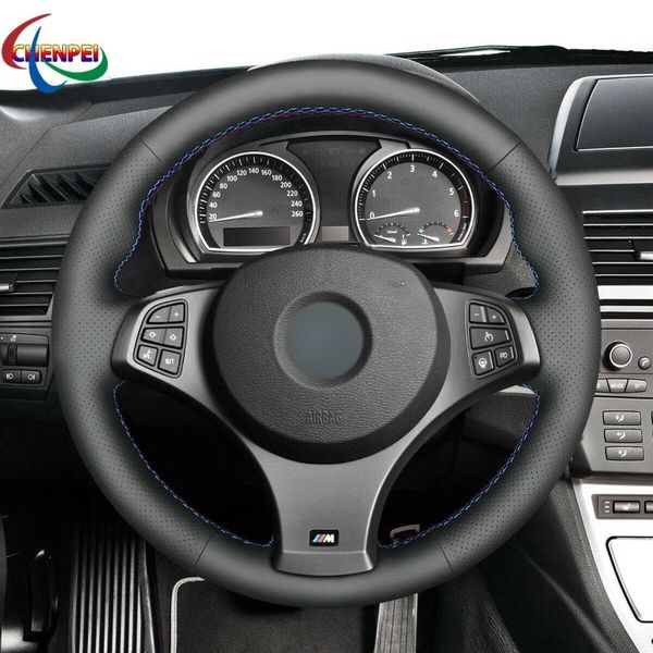 steering wheel covers diy hand-sewn non-slip black artificial leather car cover for e83 x3 m sport interior accessories
steering wheel covers diy hand-sewn non-slip black artificial leather car cover for e83 x3 m sport interior accessories