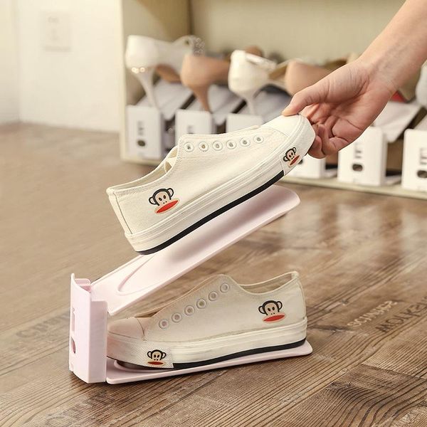clothing & wardrobe storage creative double-layer adjustable simple shoe bracket, dustproof rack, household rack
clothing & wardrobe storage creative double-layer adjustable simple shoe bracket, dustproof rack, household rack