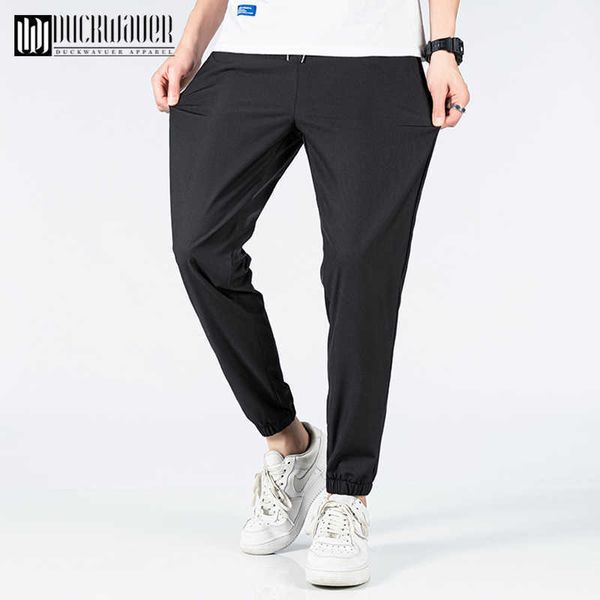 duckwaver men solid color pencil pants comfortable drawstring quality ankle-length pants casual trousers men all-match 210616, Black
duckwaver men solid color pencil pants comfortable drawstring quality ankle-length pants casual trousers men all-match 210616, Black
