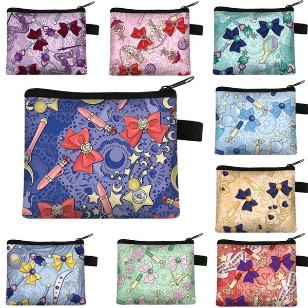 small fresh printed children's zero wallet women's portable card bag coin key storage polyester hand, Red;black
small fresh printed children's zero wallet women's portable card bag coin key storage polyester hand, Red;black