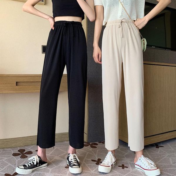 women's pants & capris cool comfort women gabby apricot high waist korean straight slacks lady wide leg female oversized sweatpants tro, Black;white
women's pants & capris cool comfort women gabby apricot high waist korean straight slacks lady wide leg female oversized sweatpants tro, Black;white