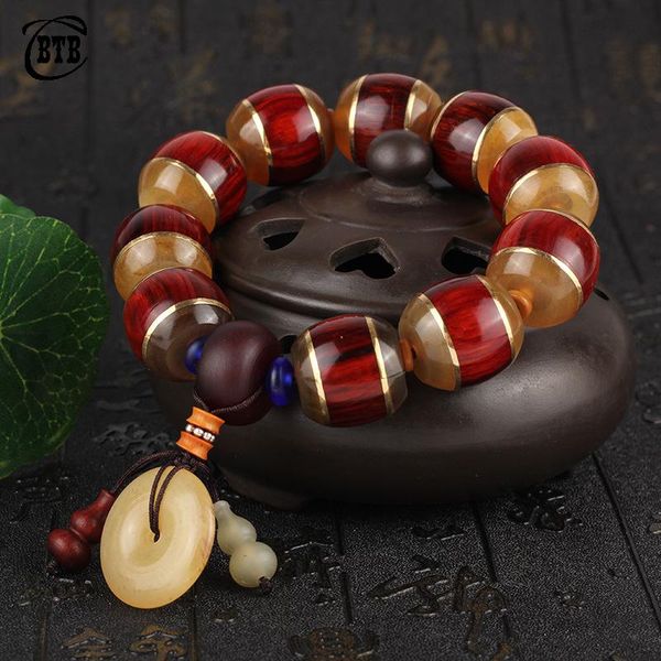 beaded, strands large leaf rosewood inlaid with tibetan horns men's bracelets genuine bracelet mantras prayer mala buddha, Black
beaded, strands large leaf rosewood inlaid with tibetan horns men's bracelets genuine bracelet mantras prayer mala buddha, Black