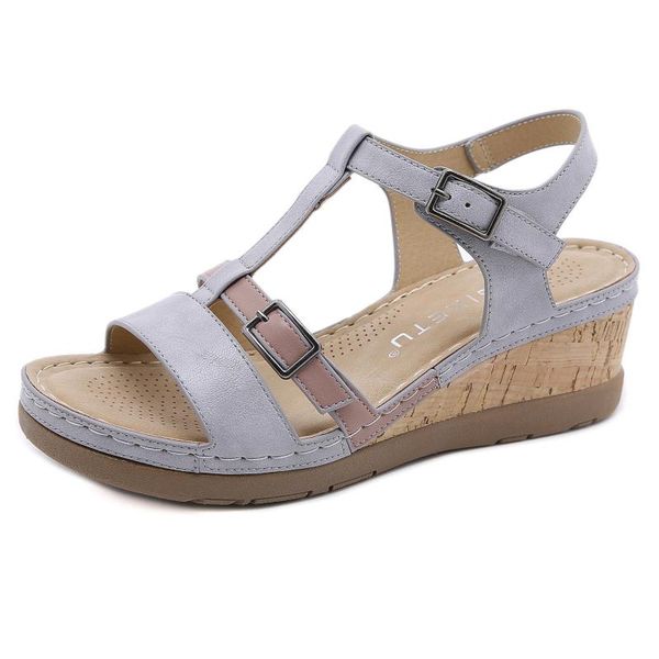 sandals 2021 brand designer wedges for women stylish open toe beach footwear female casual platform shoes, Black
sandals 2021 brand designer wedges for women stylish open toe beach footwear female casual platform shoes, Black