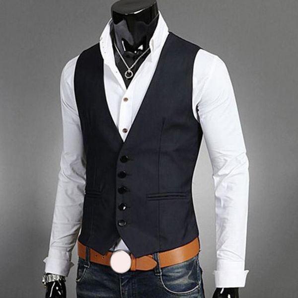 en-v neck solid suit vt, men's svels formal et, with pockets and buttons, 50%, Black;white
en-v neck solid suit vt, men's svels formal et, with pockets and buttons, 50%, Black;white