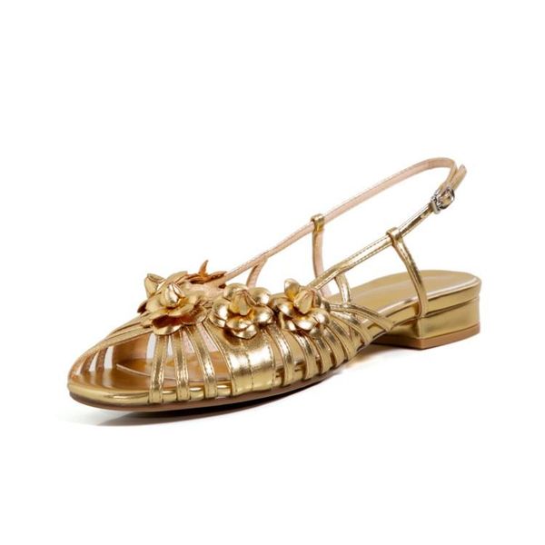 sandals summer classic camellia women golden/black comfortable flat fish mouth back strap women's slim casual shoes
sandals summer classic camellia women golden/black comfortable flat fish mouth back strap women's slim casual shoes
