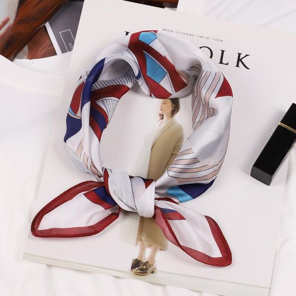 scarves 2021 fashion silk square scarf for women 50cm hair tie band bag shawl and warp print soft neckerchief hijabs female foulard, Blue;gray
scarves 2021 fashion silk square scarf for women 50cm hair tie band bag shawl and warp print soft neckerchief hijabs female foulard, Blue;gray