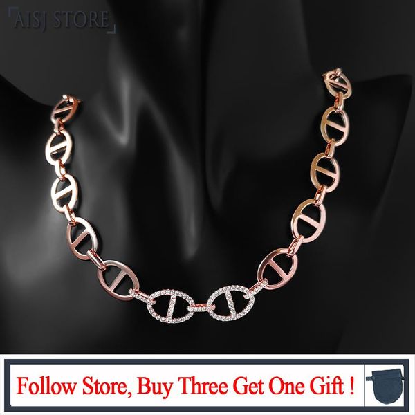 chains the s925 sterling silver eternity rose gold &gold color necklace sailor ring piece personality bracelet luxury jewelry
chains the s925 sterling silver eternity rose gold &gold color necklace sailor ring piece personality bracelet luxury jewelry
