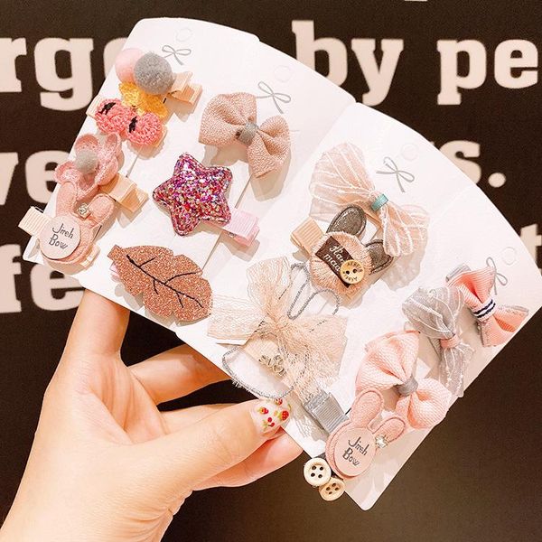 hair accessories children fashion hairpins safety clips girls all-inclusive cloth pink little cute headwear, Slivery;white
hair accessories children fashion hairpins safety clips girls all-inclusive cloth pink little cute headwear, Slivery;white