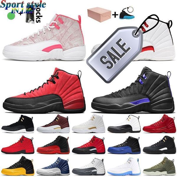 with box fashion jumpman 12 12s women mens basketball shoes arctic punch pink twist dark concord reverse flu game university gold trainers f, Black
with box fashion jumpman 12 12s women mens basketball shoes arctic punch pink twist dark concord reverse flu game university gold trainers f, Black
