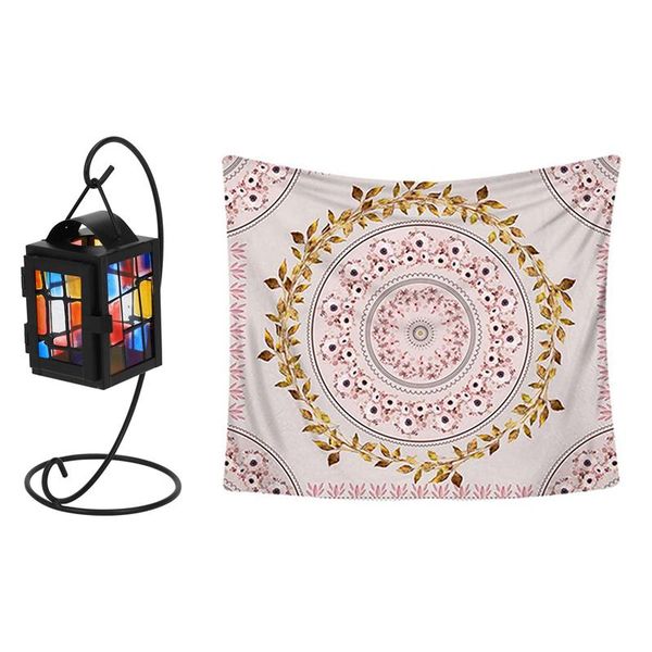 candle holders retro iron moroccan style christmas candlestick with pink tapestry wall hanging bohemian, mandala floral
candle holders retro iron moroccan style christmas candlestick with pink tapestry wall hanging bohemian, mandala floral