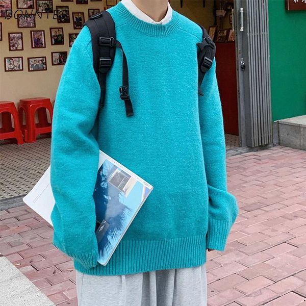 men's sweaters men pullovers solid o-neck knitted loose casual all-match ulzzang streetwear simple warm teens retro chic high street, White;black
men's sweaters men pullovers solid o-neck knitted loose casual all-match ulzzang streetwear simple warm teens retro chic high street, White;black