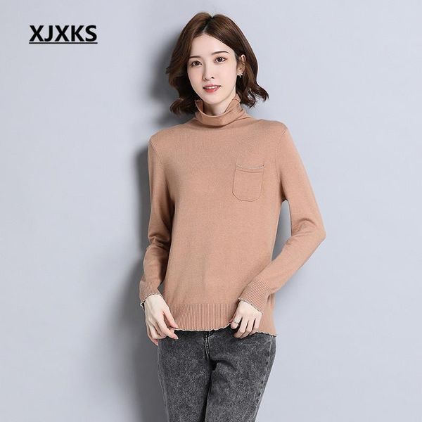 pure color all-match women turtleneck sweater 2021 autumn winter wool knitted high elastic pullover women's sweaters, White;black
pure color all-match women turtleneck sweater 2021 autumn winter wool knitted high elastic pullover women's sweaters, White;black