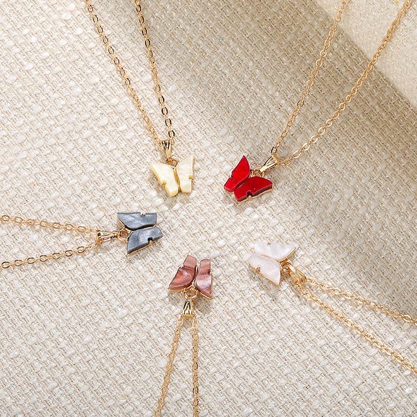 colorful butterfly pendant necklace gold chains bohemian fashion women necklaces jewelry gifts factory wholesale, Silver
colorful butterfly pendant necklace gold chains bohemian fashion women necklaces jewelry gifts factory wholesale, Silver