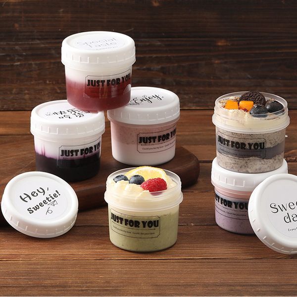 160ml 5.4oz ice cream box plastic jar yogurt pudding dessert packaging boxes diy party favors cake pastry cup with lid
160ml 5.4oz ice cream box plastic jar yogurt pudding dessert packaging boxes diy party favors cake pastry cup with lid