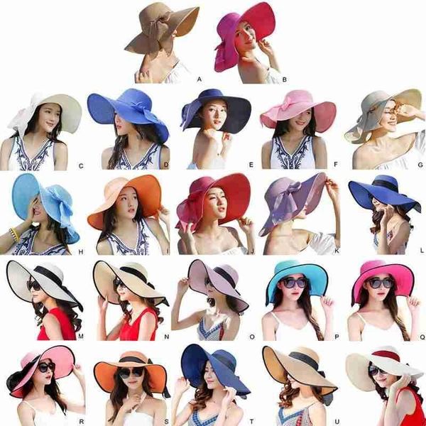 wide brim hats summer straw hat women beach sun floppy bowknot caps folding 2021 v0k5, Blue;gray
wide brim hats summer straw hat women beach sun floppy bowknot caps folding 2021 v0k5, Blue;gray