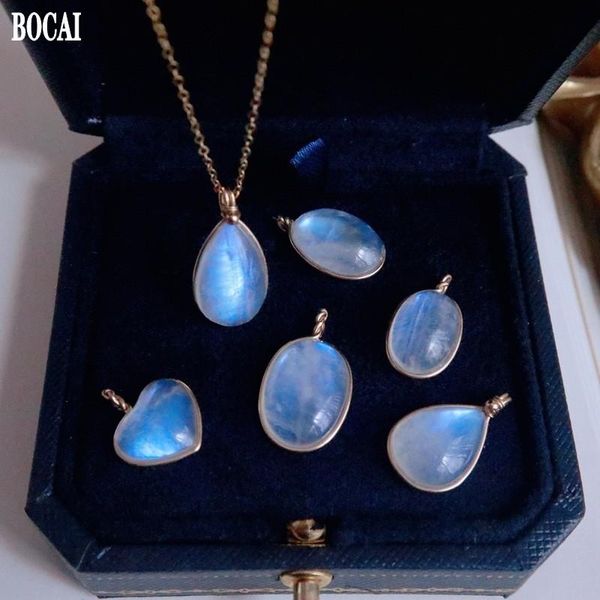 chains bocai 2021 fashion natural blue moonstone pear shape s925 silver jewelry 14k gold pendant oval heart-shaped necklace for woman
chains bocai 2021 fashion natural blue moonstone pear shape s925 silver jewelry 14k gold pendant oval heart-shaped necklace for woman