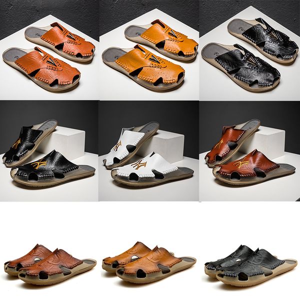 arizona designer brand luxury men summer crocodile pattern slippers mens mules loafers genuine leather flats sandals beach shoes large size, Black
arizona designer brand luxury men summer crocodile pattern slippers mens mules loafers genuine leather flats sandals beach shoes large size, Black