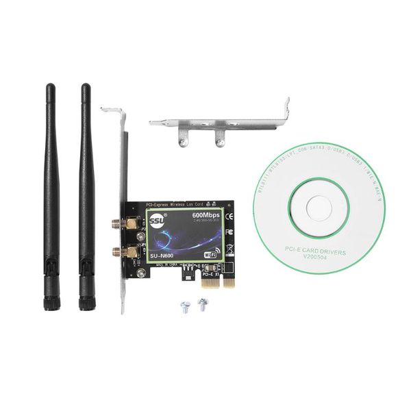 computer cables & connectors 2.4g/5ghz dual band pci-e 1x wireless network card ethernet pci express wi-fi 6 adapter converter controller fo
computer cables & connectors 2.4g/5ghz dual band pci-e 1x wireless network card ethernet pci express wi-fi 6 adapter converter controller fo