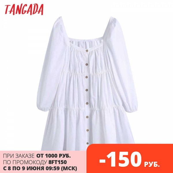 tangada women fashion square collar white a-line dress vintage long sleeve female short dresses vestidos mujer be510 210609, Black;gray
tangada women fashion square collar white a-line dress vintage long sleeve female short dresses vestidos mujer be510 210609, Black;gray