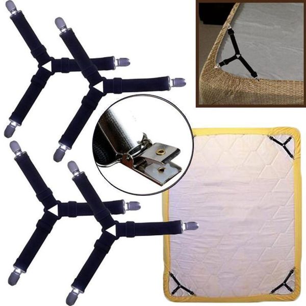 sheets & sets crisscross fastener mattress bed sheet grippers double head clips gripper holder suspender home textiles organize gadgets