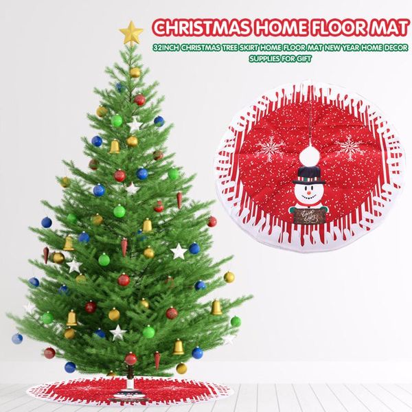 christmas decorations 32inch tree skirt non-woven fabric round carpet festive home floor mat bottom supplies
christmas decorations 32inch tree skirt non-woven fabric round carpet festive home floor mat bottom supplies