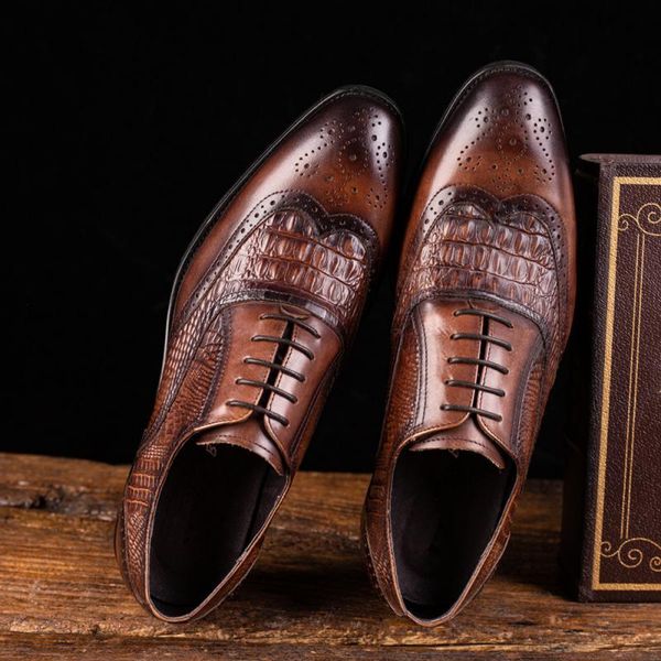 dress shoes men oxfords british style leather business formal office suit wedding male footwear38-48, Black
dress shoes men oxfords british style leather business formal office suit wedding male footwear38-48, Black