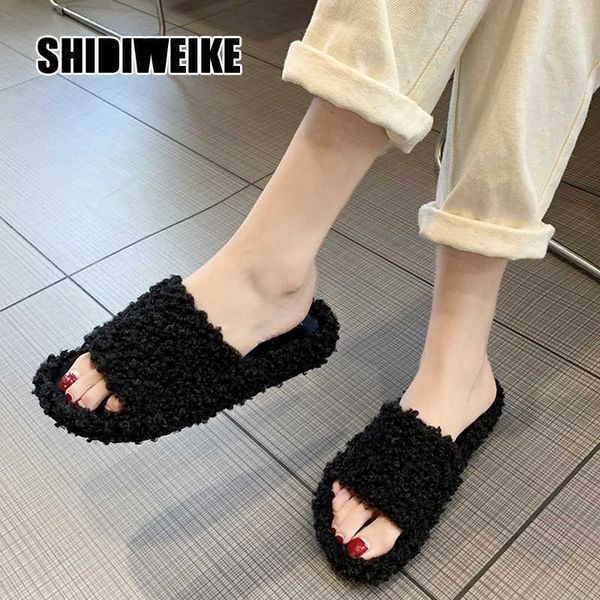 winter ladies slippers fashion simple comfortable suede sweet soft bottom one-shaped female lamb hair female slippe va353 210611, Black
winter ladies slippers fashion simple comfortable suede sweet soft bottom one-shaped female lamb hair female slippe va353 210611, Black