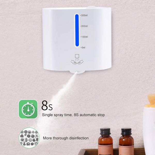 liquid soap dispenser 300ml infrared sensor lotion alcohol machine wall-mounted disinfection sprayer for bathroom equipment
liquid soap dispenser 300ml infrared sensor lotion alcohol machine wall-mounted disinfection sprayer for bathroom equipment