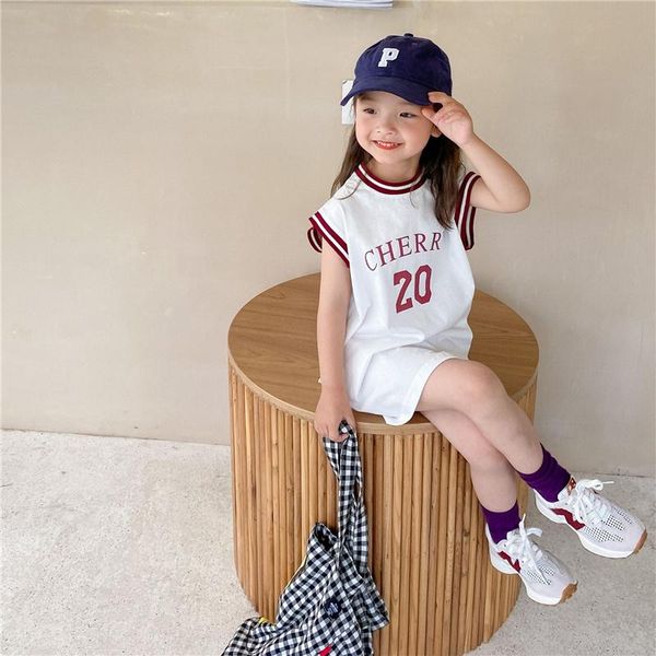 girl's dresses summer girls basketball loose sleeveless vest korean style kids sports casual princess dress, Red;yellow
girl's dresses summer girls basketball loose sleeveless vest korean style kids sports casual princess dress, Red;yellow