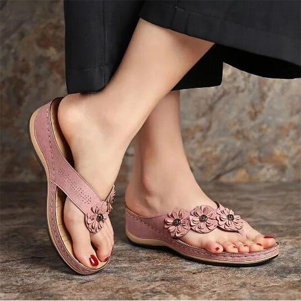 slippers 2021 women floral sandals summer wedge shoes vintage flip flops female ladies woman lady casual slides, Black
slippers 2021 women floral sandals summer wedge shoes vintage flip flops female ladies woman lady casual slides, Black