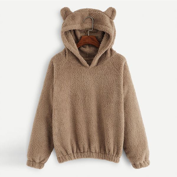 qrwr 2021 autumn winter women sweatshirt lovely bear ears solid color fleece hoodies casual kawaii plush warm sweatshirt women, Black;pink
qrwr 2021 autumn winter women sweatshirt lovely bear ears solid color fleece hoodies casual kawaii plush warm sweatshirt women, Black;pink