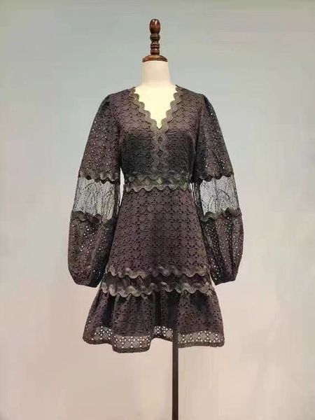 australia vacation skirt spring/summer wavy edge v-neck lantern sleeve lace stitching embroidered white a- line dress short skirt, Black;gray
australia vacation skirt spring/summer wavy edge v-neck lantern sleeve lace stitching embroidered white a- line dress short skirt, Black;gray