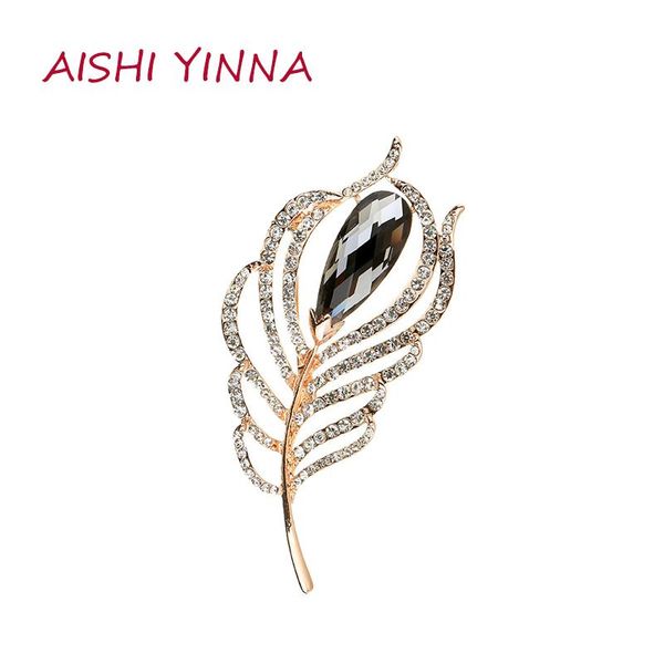 pins, brooches aishi yinna exquisite peacock feather brooch high-end crystal fashion ladies accessories jewelry wedding gifts, Gray
pins, brooches aishi yinna exquisite peacock feather brooch high-end crystal fashion ladies accessories jewelry wedding gifts, Gray