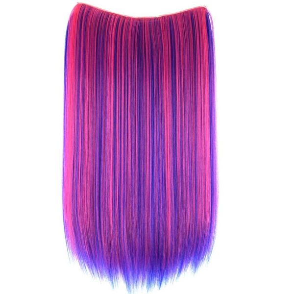 synthetic wigs eety heat resistant fiber 140gr silky straight 4 clips on v shaped clip in hair vc006, Black
synthetic wigs eety heat resistant fiber 140gr silky straight 4 clips on v shaped clip in hair vc006, Black
