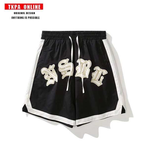tkpa high street embroidery stitching contrast sports shorts men's national trend hip hop color changing drawstring basketball capris, White;black
tkpa high street embroidery stitching contrast sports shorts men's national trend hip hop color changing drawstring basketball capris, White;black