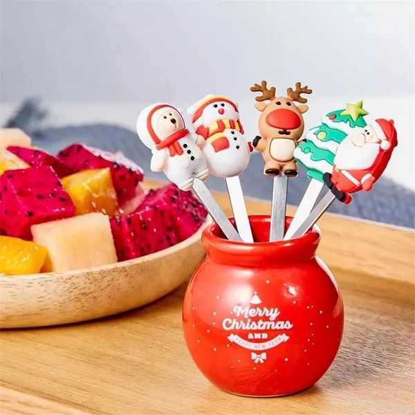 forks 5pcs/set christmas fruit fork stainless cartoon santa claus salad stick dessert for party decoration accessories vegetable
forks 5pcs/set christmas fruit fork stainless cartoon santa claus salad stick dessert for party decoration accessories vegetable