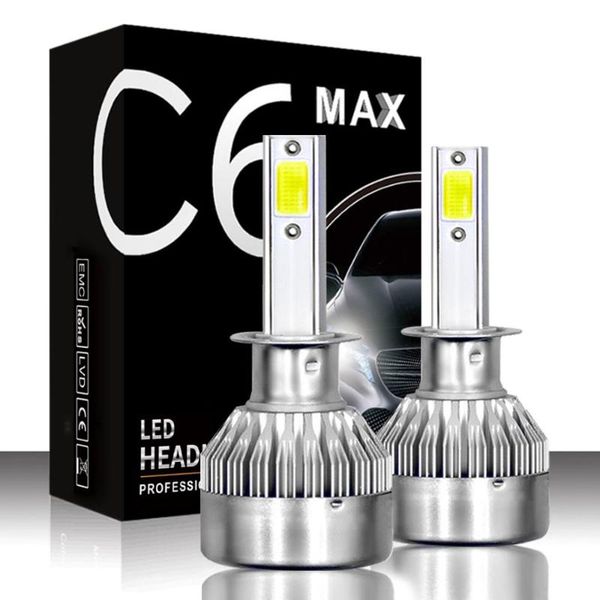 car headlights c6max 72w cob led bulb h1 h4 h7 h8/h9/h11 9005 9006 9012 h13 7600lm 6000k cool white 2pcs upgraded from c6
car headlights c6max 72w cob led bulb h1 h4 h7 h8/h9/h11 9005 9006 9012 h13 7600lm 6000k cool white 2pcs upgraded from c6