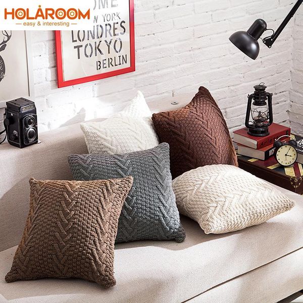 nordic cushion cover po props home decor knitted pillowcase 45x45cm soft decorative pillow case for sofa car cushion/decorative
nordic cushion cover po props home decor knitted pillowcase 45x45cm soft decorative pillow case for sofa car cushion/decorative