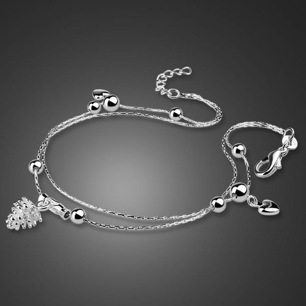 anklets cute silver jewelry 100% 925 sterling anklet pineapple pendant design solid girl charm birthday present, Red;blue
anklets cute silver jewelry 100% 925 sterling anklet pineapple pendant design solid girl charm birthday present, Red;blue