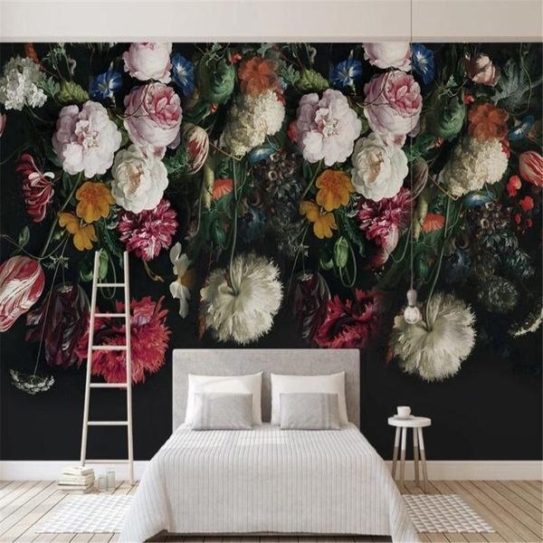 wallpapers milofi custom large wallpaper mural decoration painting retro nostalgic hand-painted flower tv background wall
wallpapers milofi custom large wallpaper mural decoration painting retro nostalgic hand-painted flower tv background wall