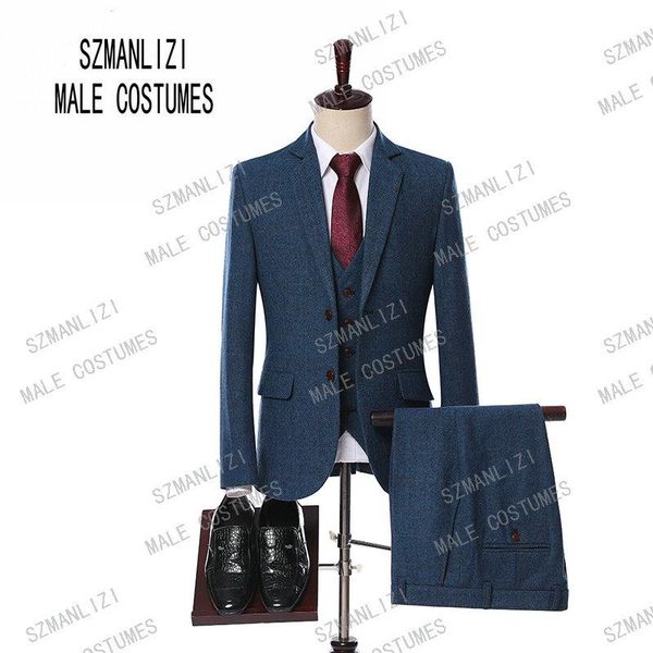 men's suits & blazers wool business men 2021 tailor made gentleman tuxedo wedding tweed plaid suit 3 pieces (jacket+vest+pants+, White;black
men's suits & blazers wool business men 2021 tailor made gentleman tuxedo wedding tweed plaid suit 3 pieces (jacket+vest+pants+, White;black