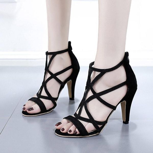 plus size gladiator sandals peep toe pumps super high heels dress shoes women black party sandalias mujer 8145c
plus size gladiator sandals peep toe pumps super high heels dress shoes women black party sandalias mujer 8145c