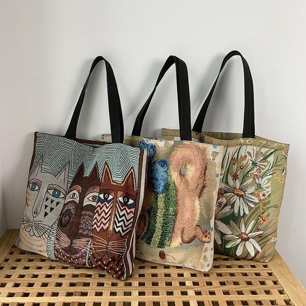 evening bags women fashion canvas tote bag, vintage animal/floral shoulder bag large capacity zipper closure handbag
evening bags women fashion canvas tote bag, vintage animal/floral shoulder bag large capacity zipper closure handbag