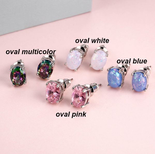selling low price ladies opel earrings oval opal earrings with diamond stud earrings fashion accessories, Silver
selling low price ladies opel earrings oval opal earrings with diamond stud earrings fashion accessories, Silver