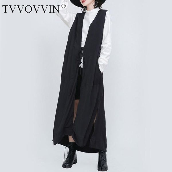 women's vests loose women fit black vent split joint temperament vest v-collar sleeveless fashion tide spring autumn 2021 qw002, Black;white
women's vests loose women fit black vent split joint temperament vest v-collar sleeveless fashion tide spring autumn 2021 qw002, Black;white