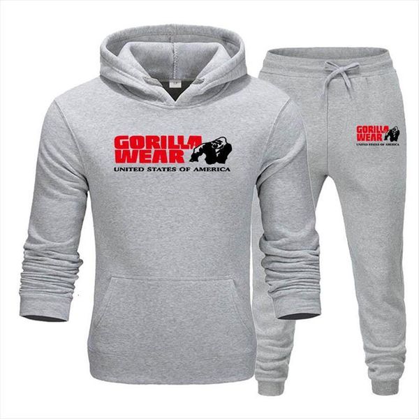 gorilla wear fashionable sweater men tracksuit hoodie casual sweatshirt pullover sportswear two piece suit pants autumn and winter sui, Gray
gorilla wear fashionable sweater men tracksuit hoodie casual sweatshirt pullover sportswear two piece suit pants autumn and winter sui, Gray