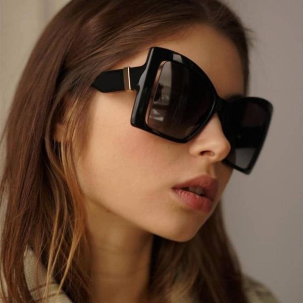sunglasses vintage oversized square for women gradient elegant black leopare goggles uv400 shades ladies butterfly sun glasses, White;black
sunglasses vintage oversized square for women gradient elegant black leopare goggles uv400 shades ladies butterfly sun glasses, White;black