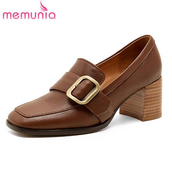 dress shoes memunia 2021 arrive vintage single women pumps square toe spring summer genuine leather, Black
dress shoes memunia 2021 arrive vintage single women pumps square toe spring summer genuine leather, Black