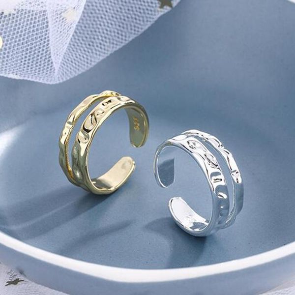 wedding rings 2021 gold silver color trendy elegant twist two circle for women couple simple geometric handmade jewelry adjustable, Slivery;golden
wedding rings 2021 gold silver color trendy elegant twist two circle for women couple simple geometric handmade jewelry adjustable, Slivery;golden