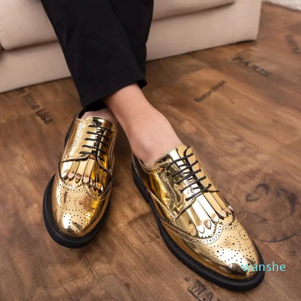 fashion-autumn men business formal shoes low heel lace up tassel decoration british style block carved retro versatile, Black
fashion-autumn men business formal shoes low heel lace up tassel decoration british style block carved retro versatile, Black